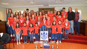 Recepción del Concello de Sada al Club Sada Patín