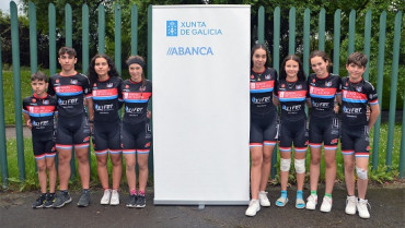 Tres medallas no Campionato de España en pista nas categorías inferiores